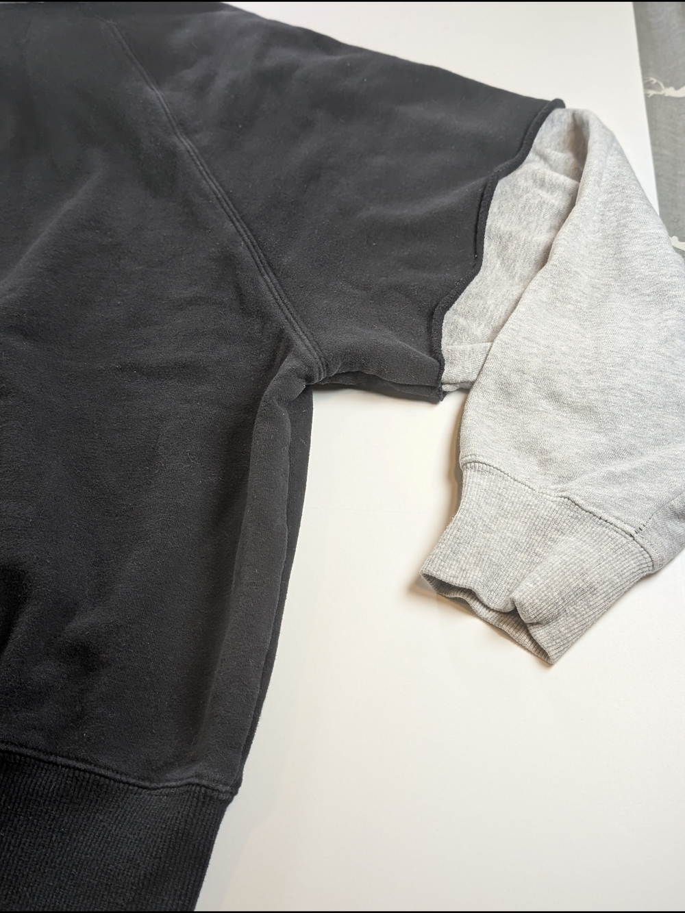 Vintage Style Playboy Athletic Club Double Layer Hoodie Black Gray Size Small - Picture 12 of 14